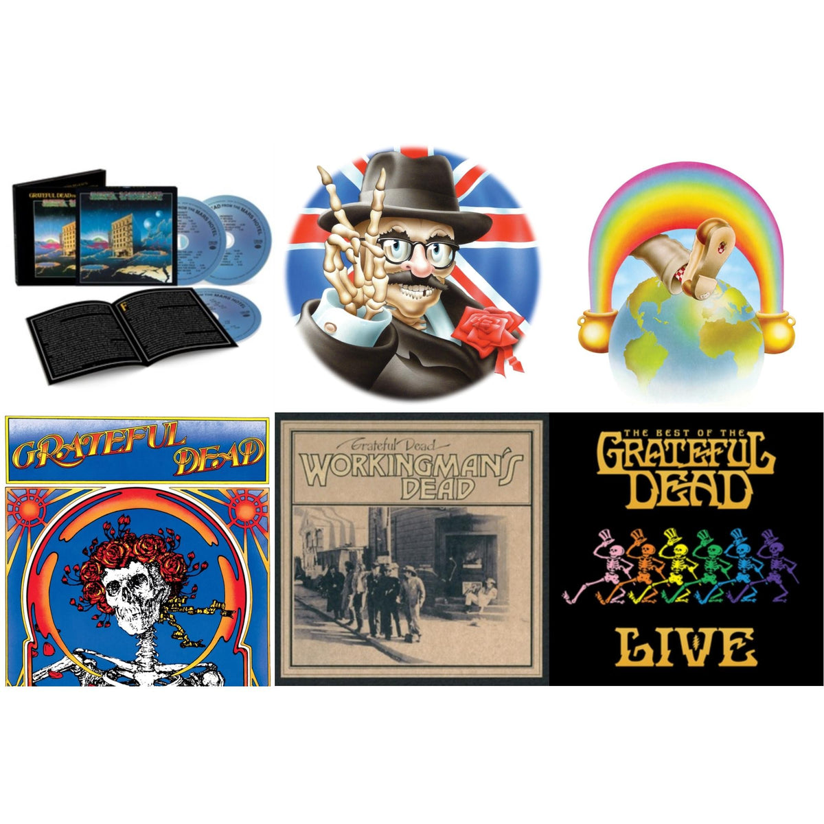 From The Mars Hotel (50Th Anniversary/Remaster) & Lyceum Theatre, London, England 5/26/72 (Live) (4CD) & Europe 72 (Live) (50Th Anniversary Edition/2CD) & Grateful Dead (Skull & Roses) (Live) (Expanded Edition/2CD)