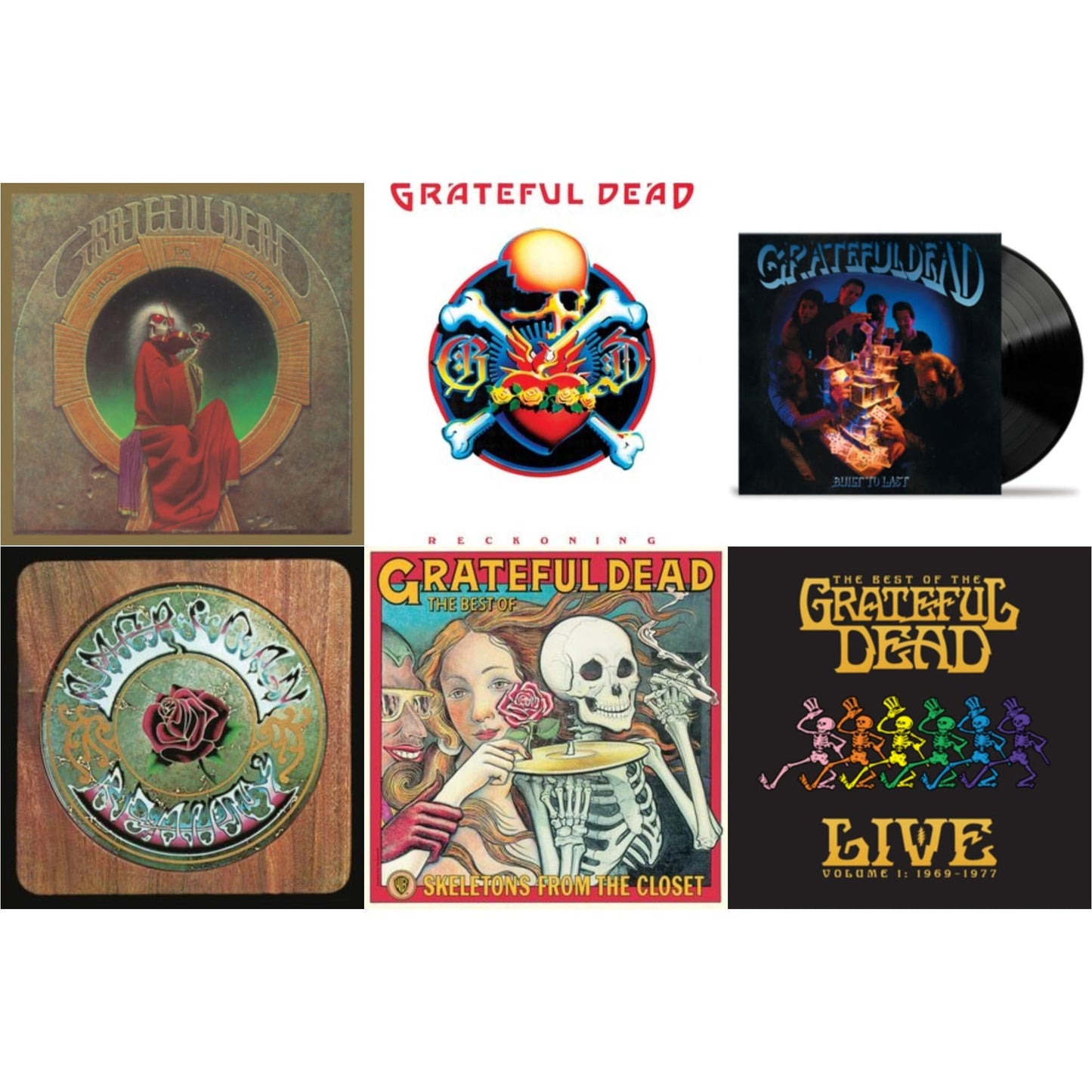 Blues For Allah (50Th Anniversary) & Reckoning (2LP) & Built To Last & American Beauty & Skeletons From The Closet: The Best Of Grateful Dead & Best Of The Grateful Dead