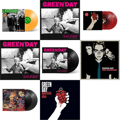 Warning (25Th Anniversary Deluxe Edition/Neon Orange LP Vinyl) & Saviors (Edition De Luxe/2LP/Hot Pink W/ White Splatter Vinyl) & American Idiot (2LP/Red & Black Splatter Vinyl) & Saviors (180G/Deluxe LP Vinyl) & Saviors & Bbc Sessions (X) (2LP)