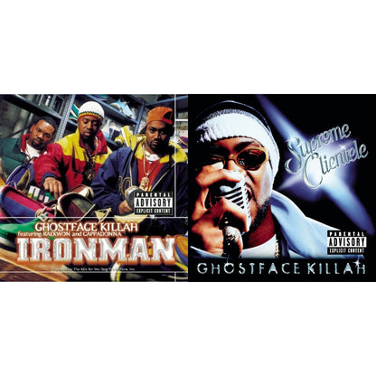 This is a 2 CD SKU bundle.
1.This CD is brand new.Format: CDThis item's title is: IronmanArtist: Ghostface KillahLabel: LEGACYBarcode: 074646795521Release Date: 7/13/1999
2.This CD is brand new.