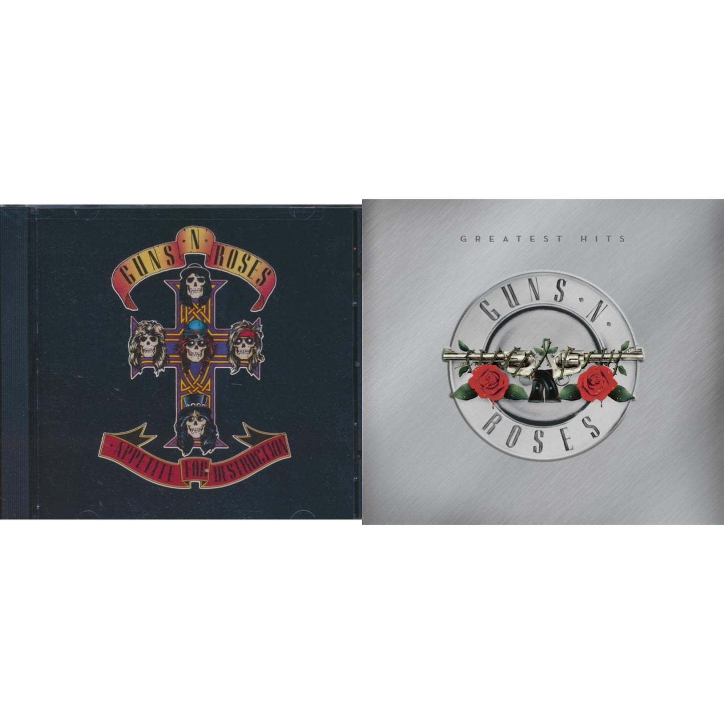 This is a 2 CD SKU bundle.
1.This CD is brand new.Format: CDMusic Style: Hard RockThis item's title is: Appetite For DestructionArtist: Guns N' RosesLabel: GEFFENBarcode: 720642421123Release Date: 8/26/1988
2.This CD is brand new.