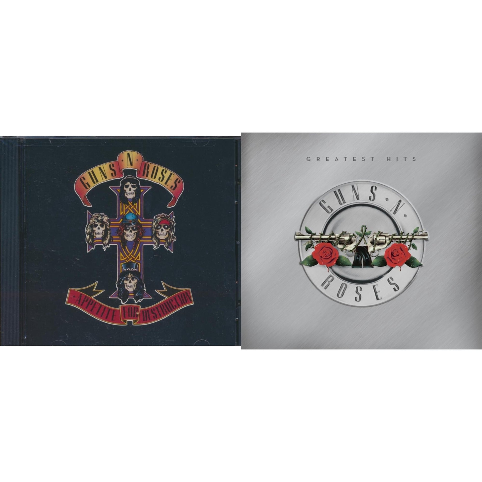 This is a 2 CD SKU bundle.
1.This CD is brand new.Format: CDMusic Style: Hard RockThis item's title is: Appetite For DestructionArtist: Guns N' RosesLabel: GEFFENBarcode: 720642421123Release Date: 8/26/1988
2.This CD is brand new.