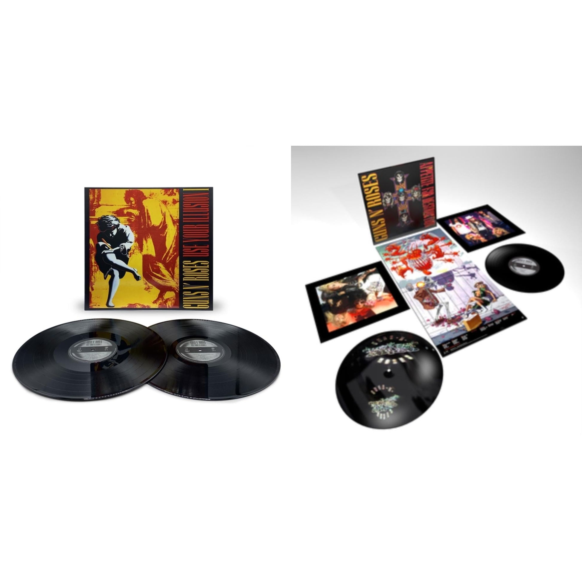 This is a 2 LP Vinyl SKU bundle.
1.This LP Vinyl is brand new.Format: LP VinylThis item's title is: Use Your Illusion I (X) (2LP)Artist: Guns N' RosesBarcode: 602445117307Release Date: 11/11/2022
2.This LP Vinyl is brand new.