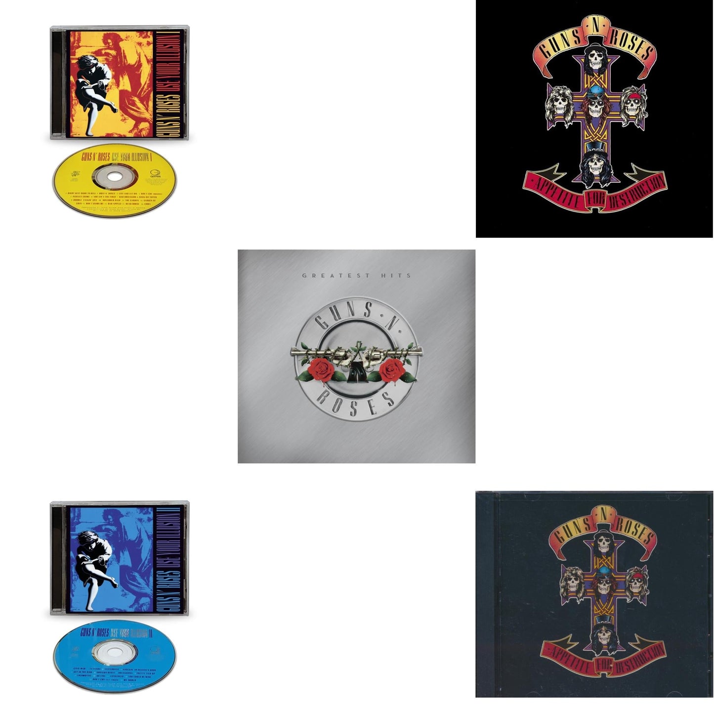 Use Your Illusion I (X) & Use Your Illusion Ii (X) & Greatest Hits & Appetite For Destruction - Remaster & Appetite For Destruction