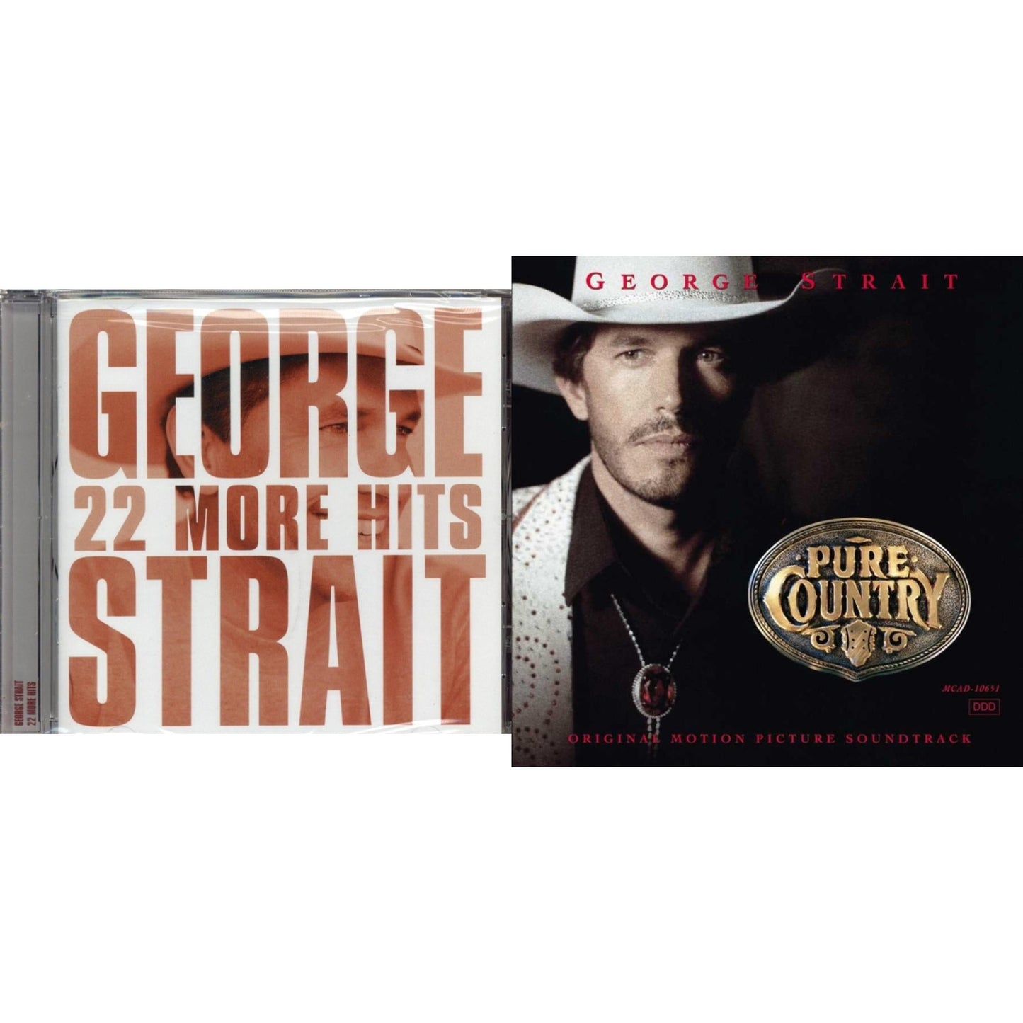 This is a 2 CD SKU bundle.
1.This CD is brand new.Format: CDMusic Style: CountryThis item's title is: 22 More HitsArtist: George StraitBarcode: 602517505926Release Date: 11/13/2007
2.This CD is brand new.