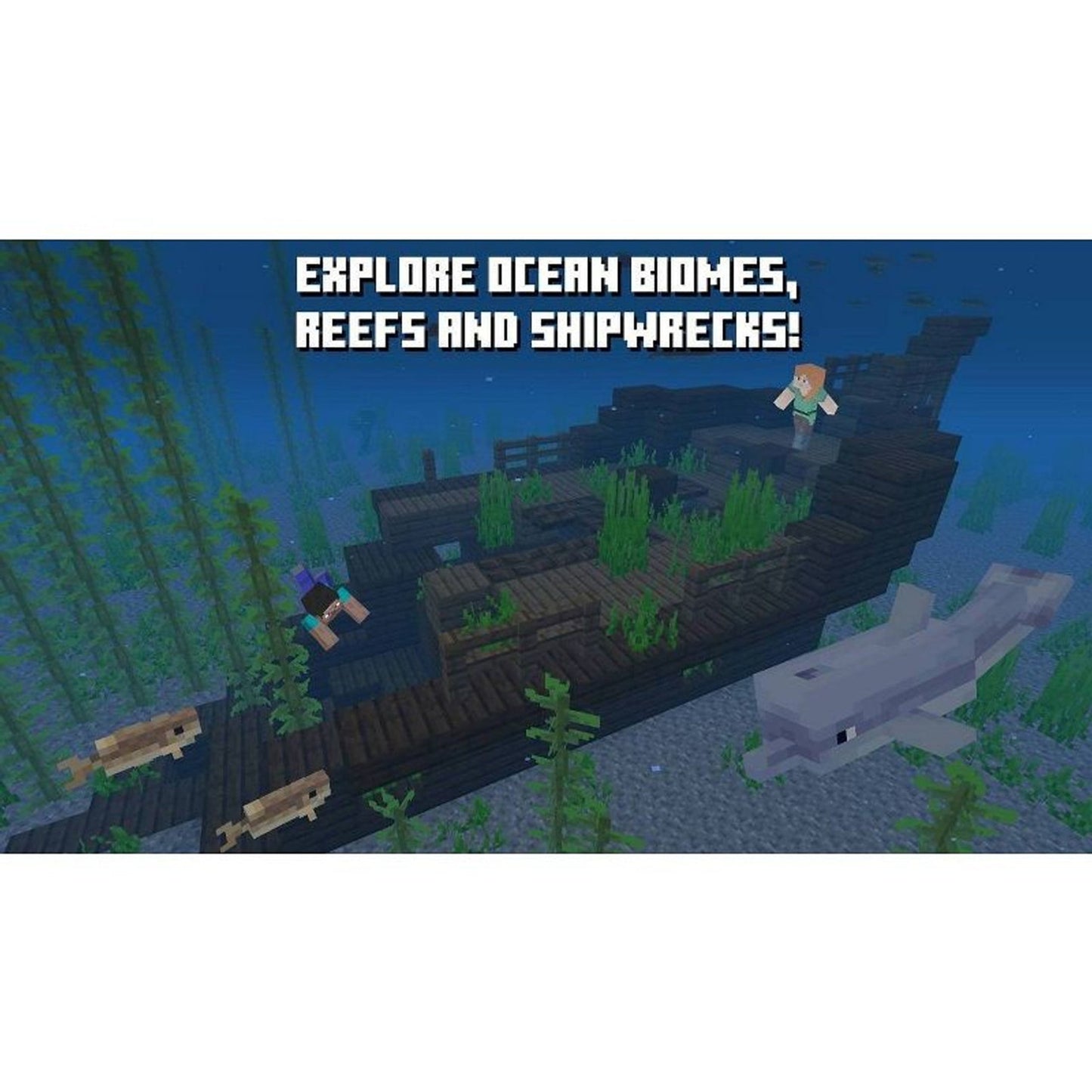 This is brand new.Minecraft is a game about placing blocks and going on adventures.Explore randomly generated worlds and build amazing things from the simplest of homes to the grandest of castles.