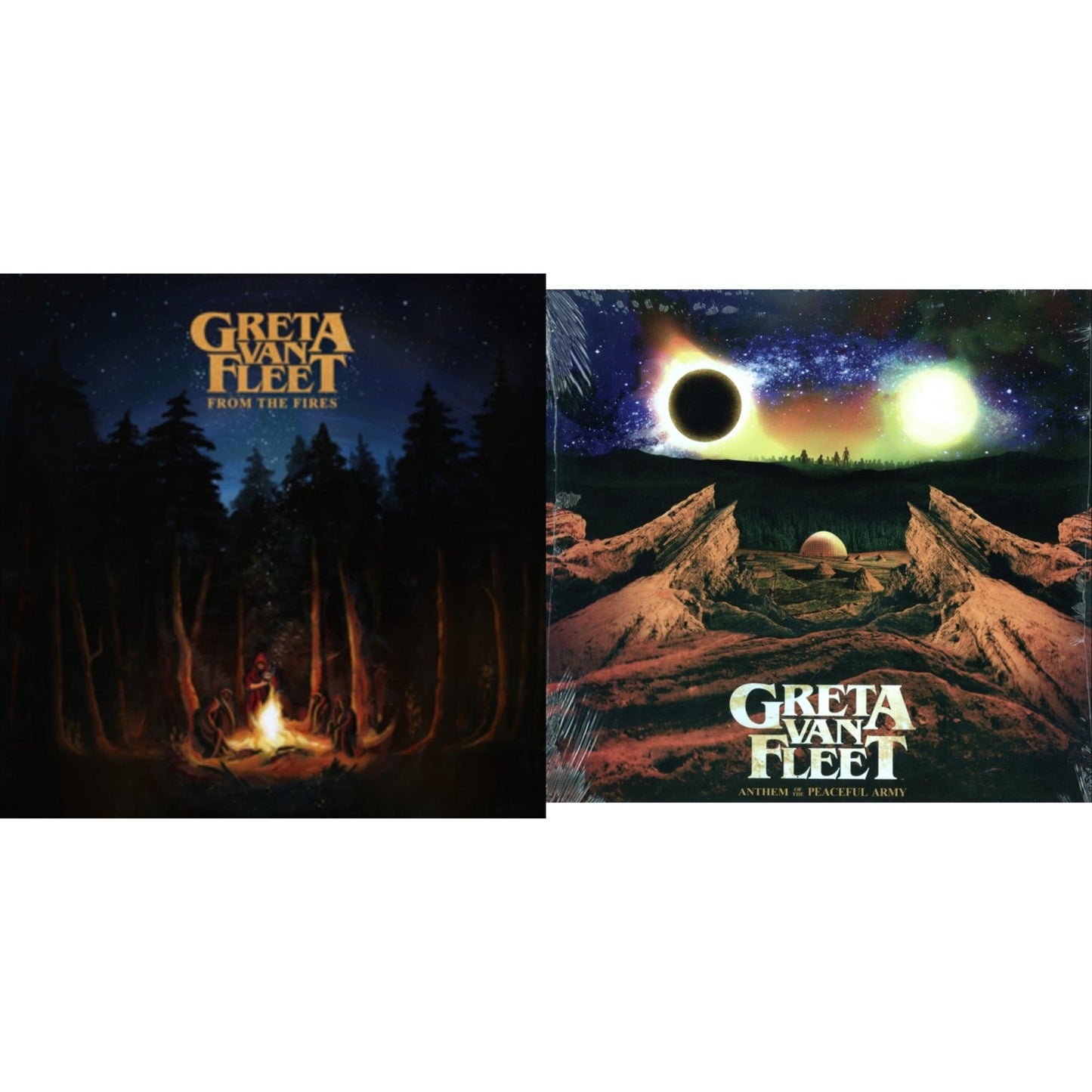 This is a 2 LP Vinyl SKU bundle.
1.This LP Vinyl is brand new.Format: LP VinylMusic Style: Arena RockThis item's title is: Anthem Of The PeacefulArtist: Greta Van FleetLabel: REPUBLIC RECORDSBarcode: 602567949756Release Date: 10/19/2018
2.This LP Vinyl is brand new.