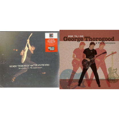 This is a 2 LP Vinyl SKU bundle.
1.This LP Vinyl is brand new.Format: LP VinylThis item's title is: Ride 'Til I Die (Limited LP/CD)Artist: George & The Destroyers ThorogoodLabel: EARMUSICBarcode: 4029759137405Release Date: 12/4/2020
2.This LP Vinyl is brand new.