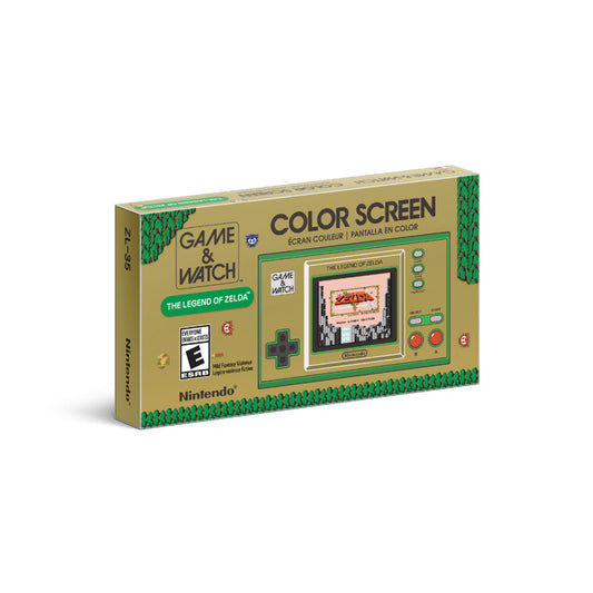 This is brand new.A collectable Game & Watch system packed with Legend of Zelda classics! With a retro look, legendary flourishes, and the power to save Hyrule, the Game & Watch: The Legend of Zelda system is a tribute to 35 years of the Legend of Zelda series.
