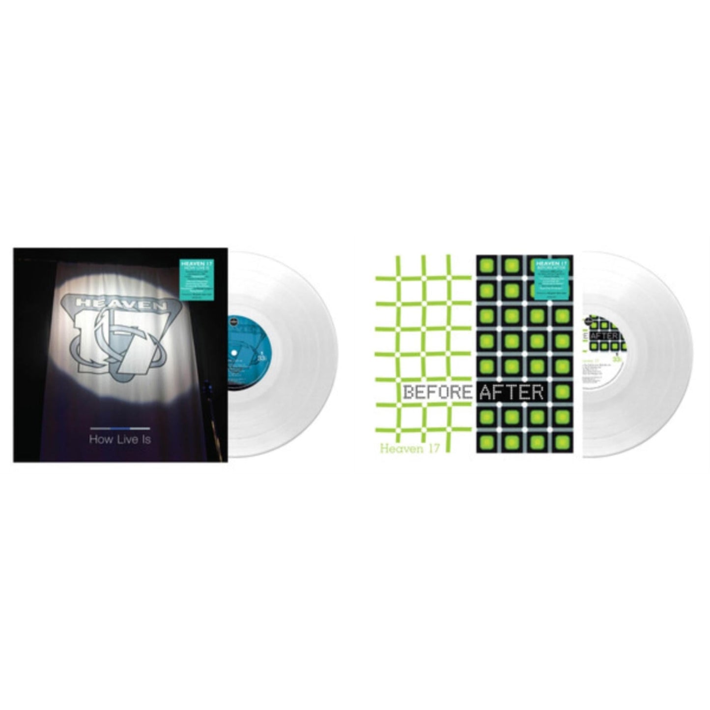 This is a 2 LP Vinyl SKU bundle.
1.This LP Vinyl is brand new.Format: LP VinylMusic Style: Dance-popThis item's title is: How Live Is (140G/Clear LP Vinyl)Artist: Heaven 17Label: DEMON RECORDSBarcode: 5014797904477Release Date: 11/13/2020
2.This LP Vinyl is brand new.