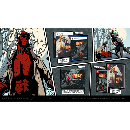 Product Image : This is brand new.<br>Hellboy: Web of Wyrd is a roguelike action brawler with an original story created in partnership with Dark Horse Comics and Hellboy creator Mike Mignola. When an agent of the B.P.R.D. goes missing, Hellboy is sent to investigate, pulling him into the depths of the Wyrd…
The Collector´s Edition includes an exclusive 112-page artbook showcasing Mignola´s artworks created for the videogame, and it comes packaged with the physical game in a collectible box.

Characterist