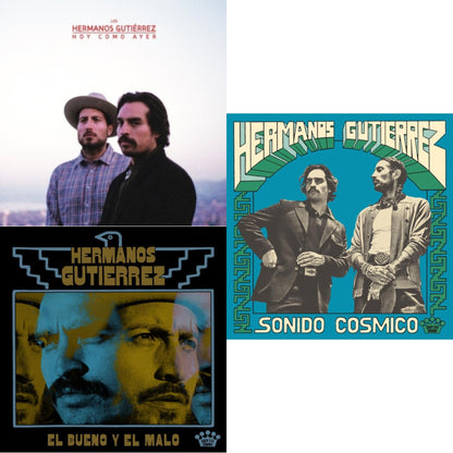 This is a 3 LP Vinyl SKU bundle.
1.This LP Vinyl is brand new.Format: LP VinylMusic Style: SoulThis item's title is: Hoy Como Ayer (Desert Dawn LP Vinyl)Artist: Hermanos GutierrezLabel: Not On LabelBarcode: 600385308410Release Date: 10/11/2024
2.This LP Vinyl is brand new.