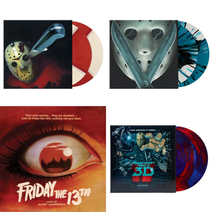 Friday The 13Th Part Iv: The Final Chapter Ost (2LP) & Friday The 13Th Part V: A New Beginning Ost (2LP) & Friday The 13Th Ost & Friday The 13Th Part Iii Ost (2LP)