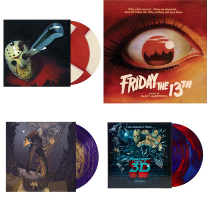 Friday The 13Th Part Iv: The Final Chapter Ost (2LP) & Friday The 13Th Ost & Friday The 13Th Part Ii Ost & Friday The 13Th Part Iii Ost (2LP)