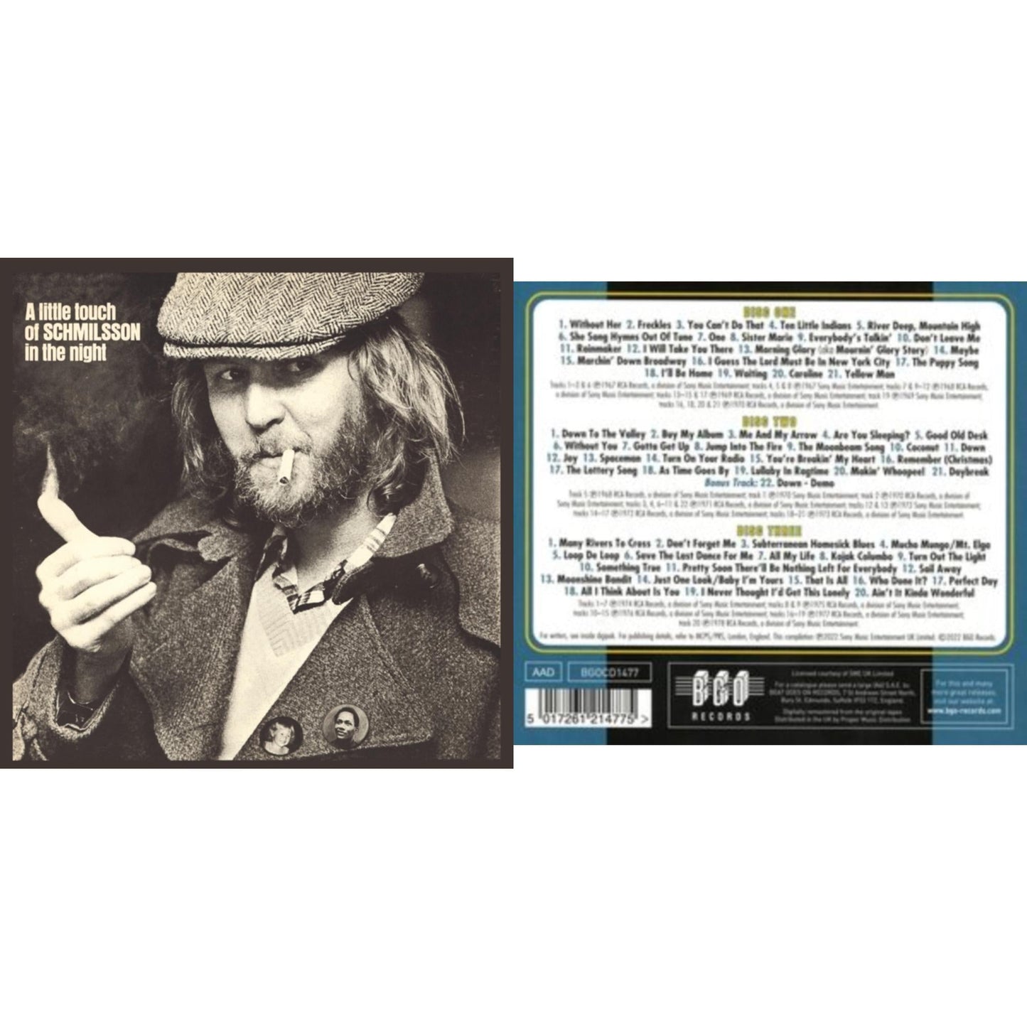 This is a 2 CD SKU bundle.
1.This CD is brand new.Format: CDMusic Style: Easy ListeningThis item's title is: Little Touch OfArtist: Harry NilssonLabel: SONY SPECIAL MARKETINGBarcode: 886977075520Release Date: 5/4/2010
2.This CD is brand new.