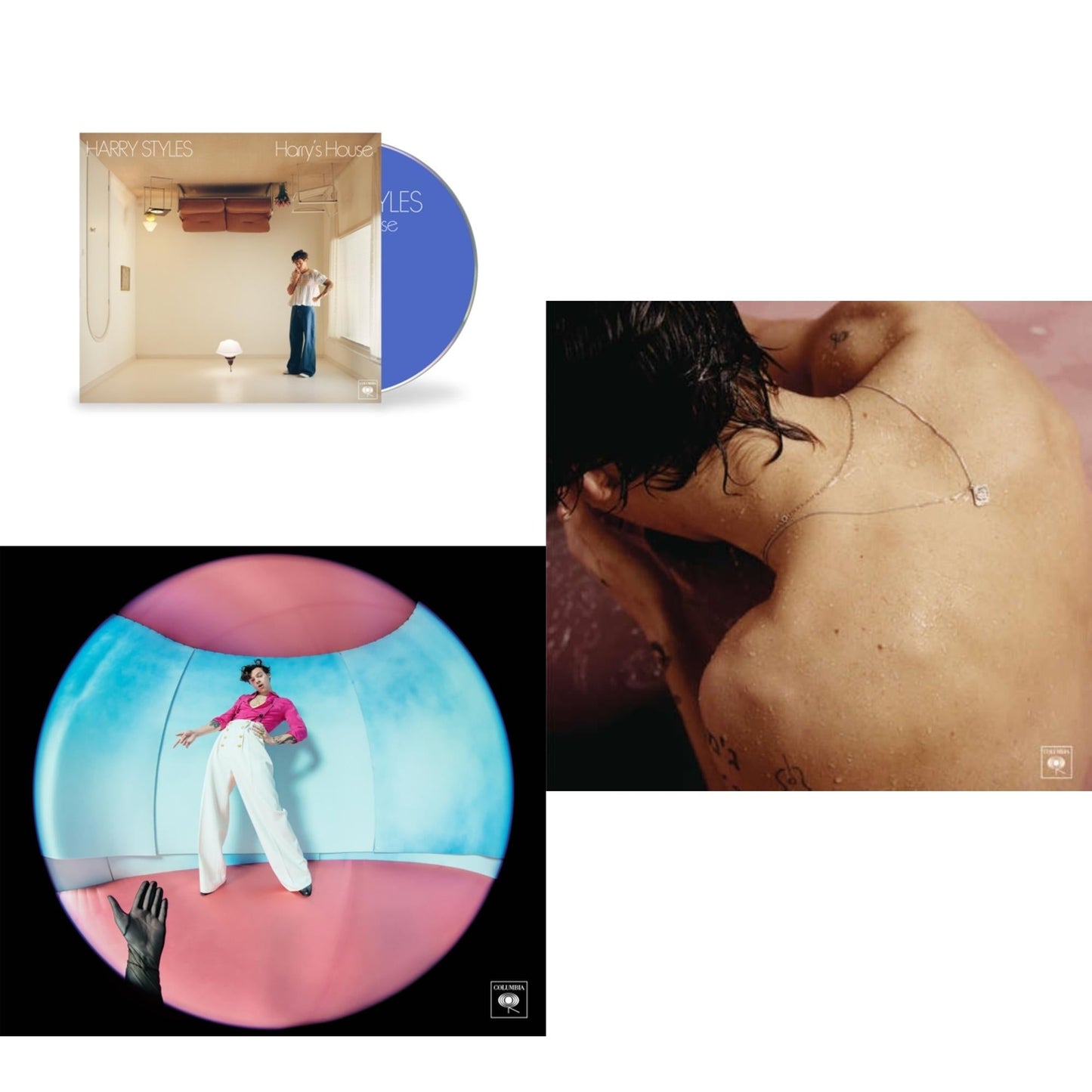 This is a 3 CD SKU bundle.
1.This CD is brand new.Format: CDMusic Style: Indie PopThis item's title is: Harry's HouseArtist: Harry StylesLabel: COLUMBIABarcode: 196587072728Release Date: 5/20/2022
2.This CD is brand new.