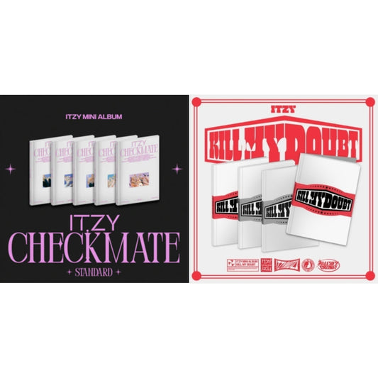 This is a 2 CD SKU bundle.
1.This CD is brand new.Format: CDThis item's title is: Checkmate (Standard Edition)Artist: ItzyLabel: JYP ENT.Barcode: 8809755508654Release Date: 7/15/2022
2.This CD is brand new.