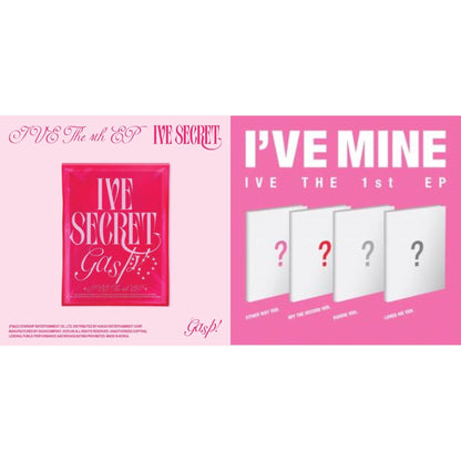 Ive The 4Th Ep Ive Secret (Gasp! Ver.) & I've Mine 1St Ep