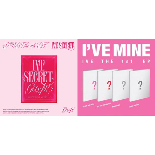 Ive The 4Th Ep Ive Secret (Gasp! Ver.) & I've Mine 1St Ep