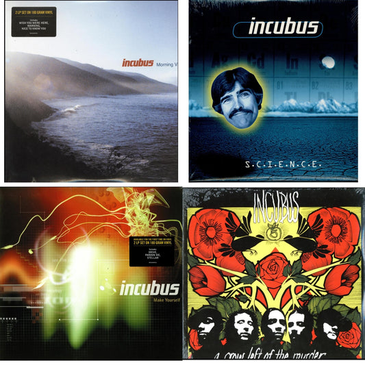 This is a 4 LP Vinyl SKU bundle.
1.This LP Vinyl is brand new.Format: LP VinylMusic Style: Alternative RockThis item's title is: Crow Left Of The Murder (2LP/180G)Artist: IncubusLabel: EpicBarcode: 887654040619Release Date: 1/8/2013
2.This LP Vinyl is brand new.