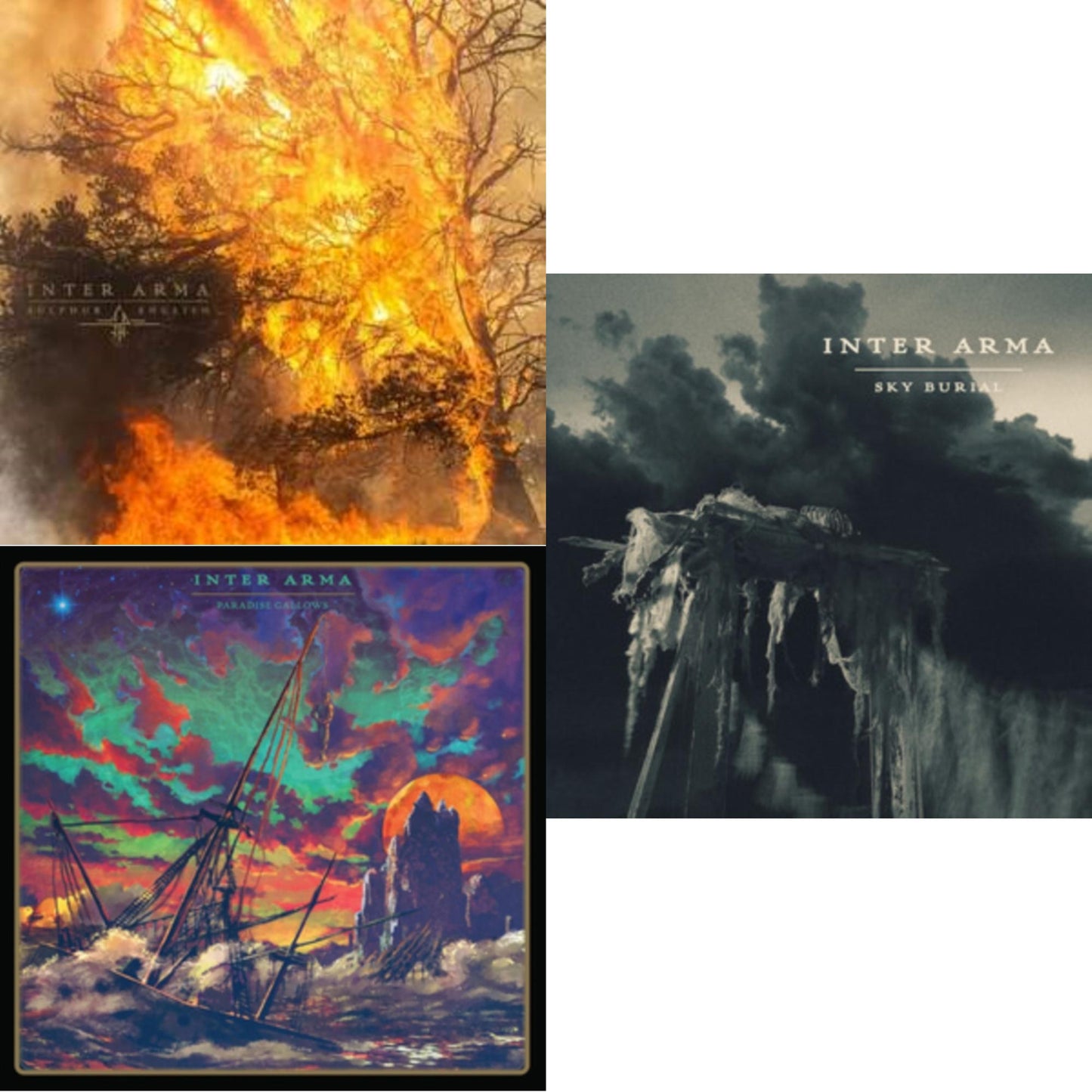 This is a 3 LP Vinyl SKU bundle.
1.This LP Vinyl is brand new.Format: LP VinylThis item's title is: Sulphur English (Gold Nugget Vinyl/2LP)Artist: Inter ArmaLabel: RELAPSEBarcode: 781676511211Release Date: 9/22/2023
2.This LP Vinyl is brand new.
