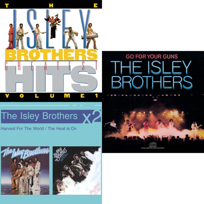 This is a 3 CD SKU bundle.
1.This CD is brand new.Format: CDMusic Style: SoulThis item's title is: Isley Brothers Greatest Hits Vol.1Artist: Isley BrothersLabel: T-NeckBarcode: 696998619821Release Date: 3/26/2002
2.This CD is brand new.