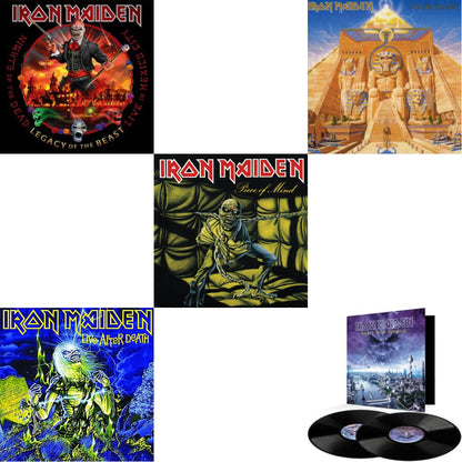 This is a 5 LP Vinyl SKU bundle.
1.This LP Vinyl is brand new.Format: LP VinylMusic Style: Heavy MetalThis item's title is: Nights Of The Dead, Legacy Of The Beast: Live In Mexico City (X) (3LP/180G)Artist: Iron MaidenLabel: BMGBarcode: 4050538625707Release Date: 11/20/2020
2.