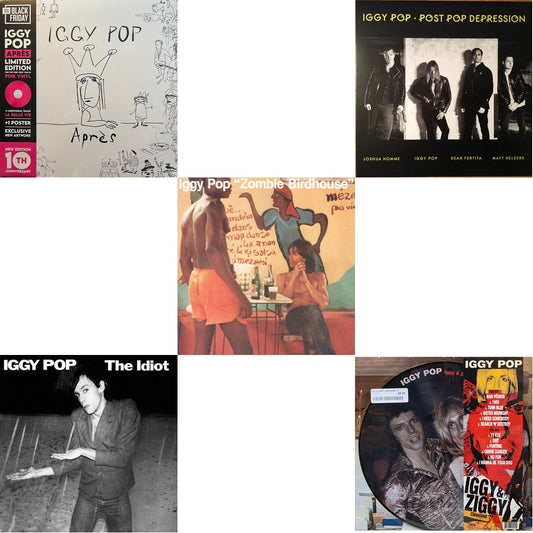 Apres (Deluxe/Pink LP Vinyl) & Idiot & Zombie Birdhouse & Post Pop Depression (180G/Dl Card) & Iggy & Ziggy: Cleveland 77