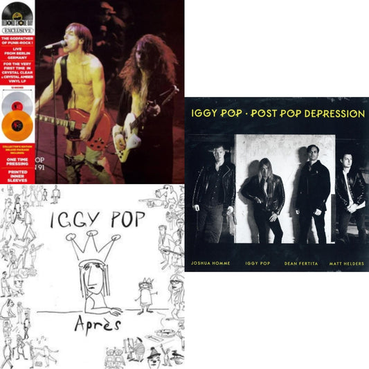 Live In Berlin (1991) (2LP/Deluxe/Marble Neon Vinyl) & Apres (Deluxe/Pink LP Vinyl) & Post Pop Depression (180G/Dl Card)