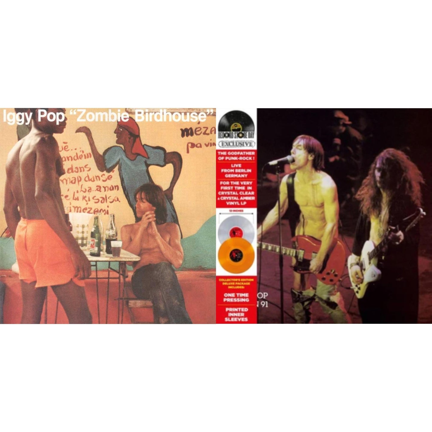 This is a 2 LP Vinyl SKU bundle.
1.This LP Vinyl is brand new.Format: LP VinylThis item's title is: Live In Berlin (1991) (2LP/Deluxe/Marble Neon Vinyl)Artist: Iggy PopLabel: LMLRBarcode: 3700477834838Release Date: 4/23/2022
2.This LP Vinyl is brand new.