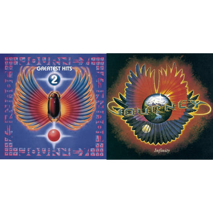 This is a 2 CD SKU bundle.
1.This CD is brand new.Format: CDMusic Style: Folk RockThis item's title is: Journey's Greatest Hits Vol.2Artist: JourneyLabel: Stiff RecordsBarcode: 886977798627Release Date: 11/1/2011
2.This CD is brand new.