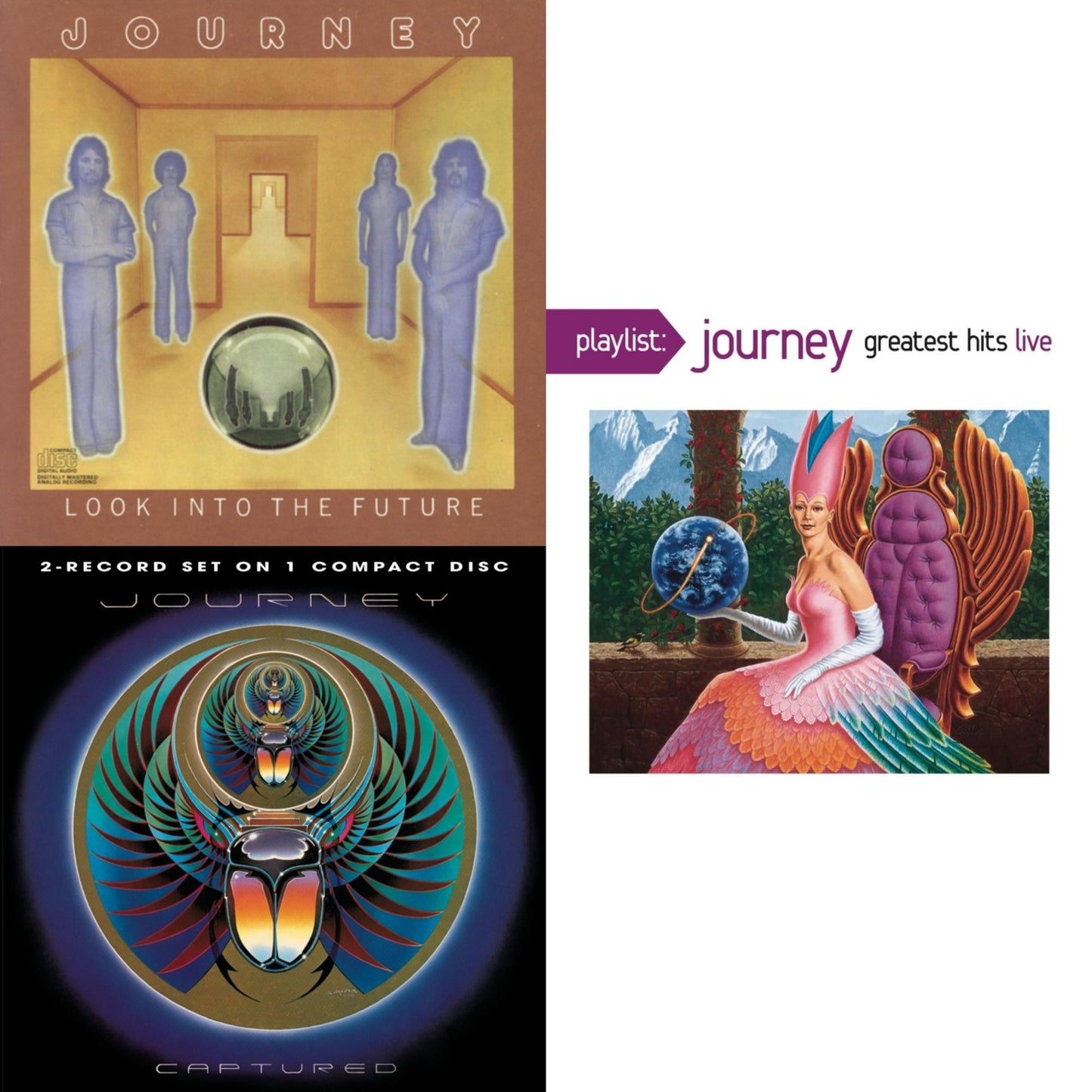 Look Into The Future & Captured & Playlist: Journey Greatest Hits Live