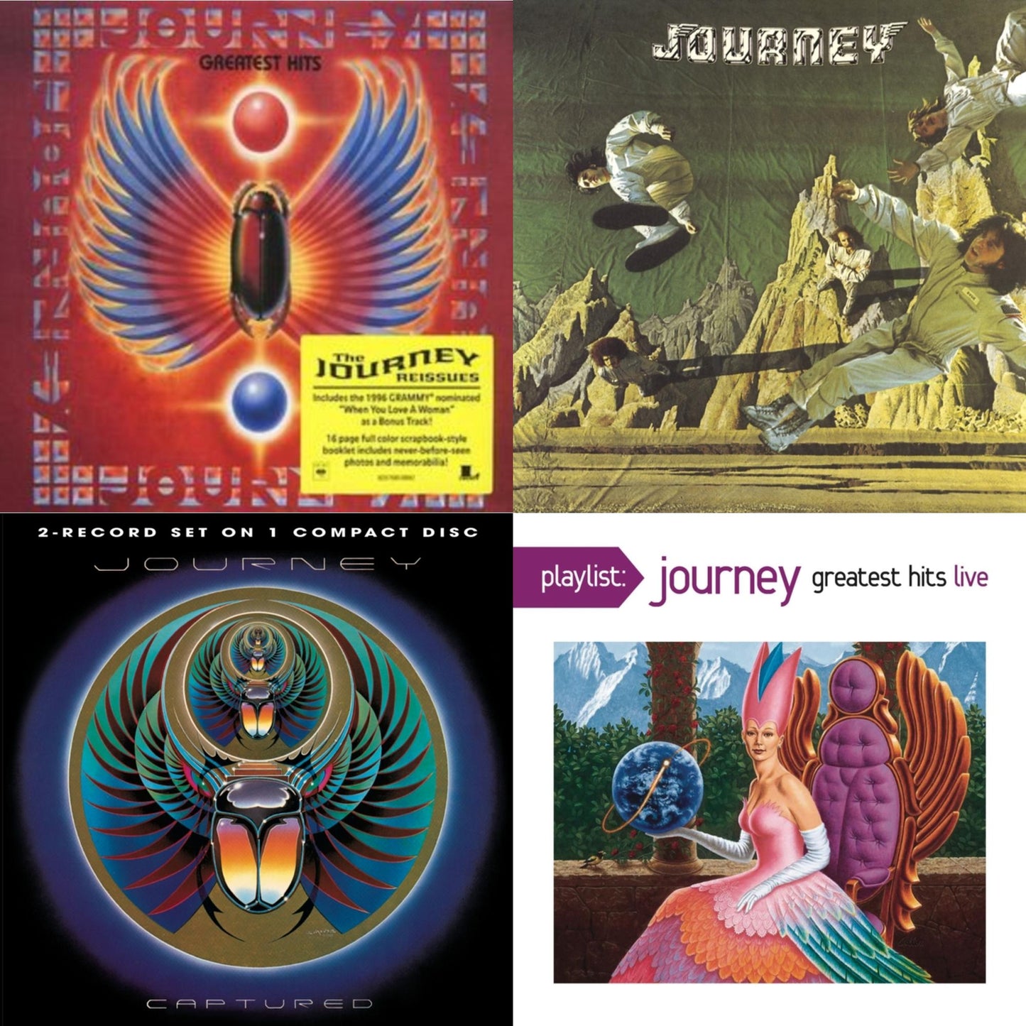 Greatest Hits & Journey & Captured & Playlist: Journey Greatest Hits Live