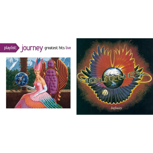 This is a 2 CD SKU bundle.
1.This CD is brand new.Format: CDThis item's title is: Playlist: Journey Greatest Hits LiveArtist: JourneyBarcode: 888751499126Release Date: 8/19/2015
2.This CD is brand new.