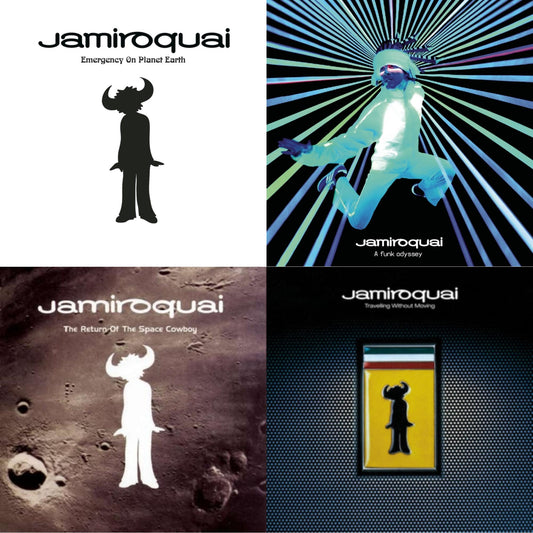 Emergency On Planet Earth (2LP) & Funk Odyssey (2LP/140G) & Return Of The Space Cowboy (Dl Card) & Travelling Without Moving (Dl Card)