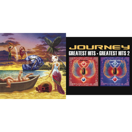 This is a 2 CD SKU bundle.
1.This CD is brand new.Format: CDMusic Style: Soft RockThis item's title is: Trial By FireArtist: JourneyLabel: SONY SPECIAL MARKETINGBarcode: 886972672526Release Date: 2/22/2008
2.This CD is brand new.