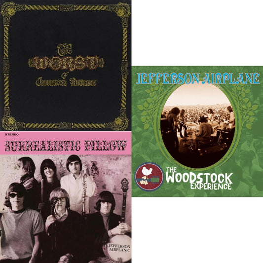 Jefferson Airplane - Surrealistic Pillow & Worst Of Jefferson Airplane & Volunteers - CD Bundle