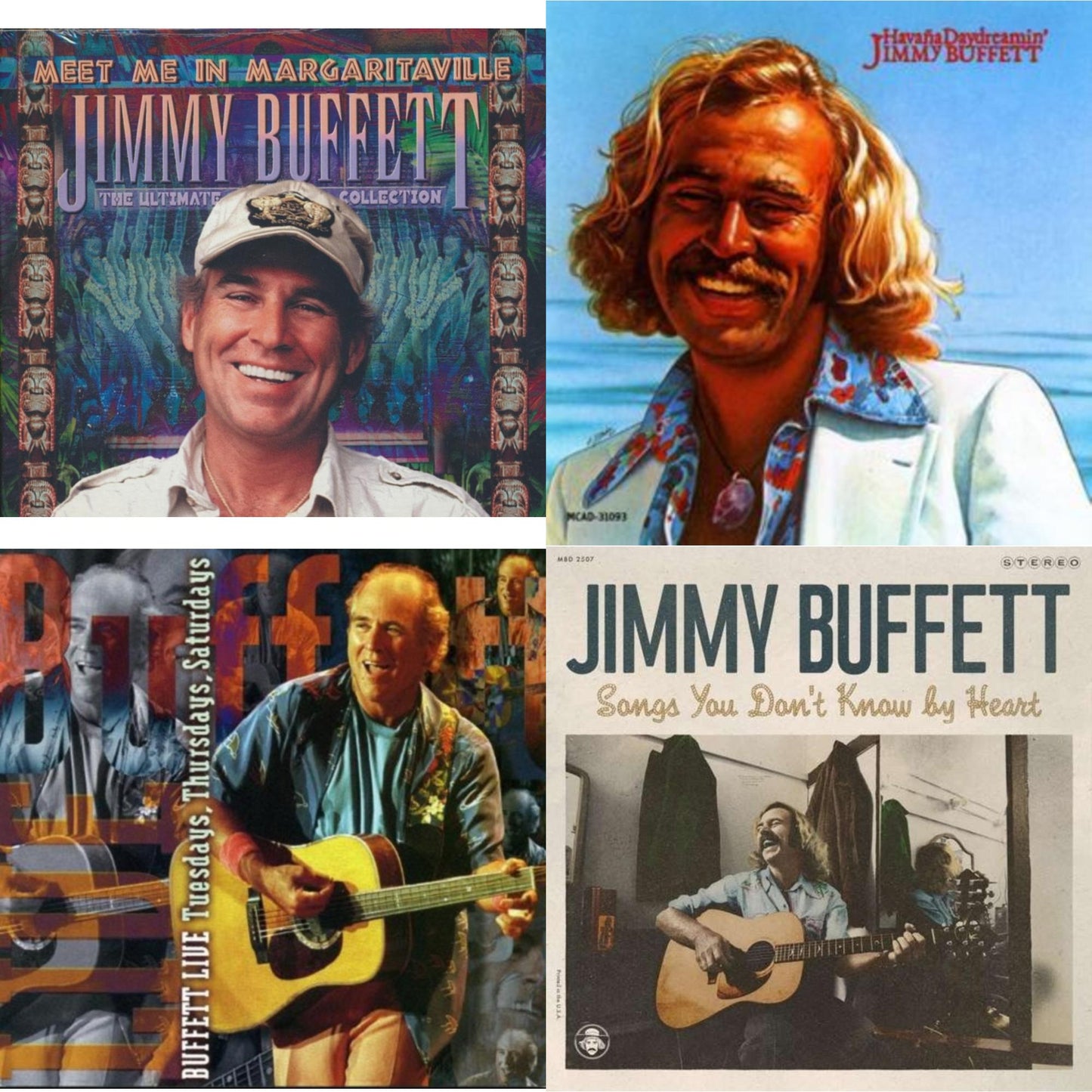 Meet Me In Margaritaville: Ultimate Collection & Havana Daydreamin & Live, Tuesdays, Thurs & Sat & Songs You Don't Know By Heart