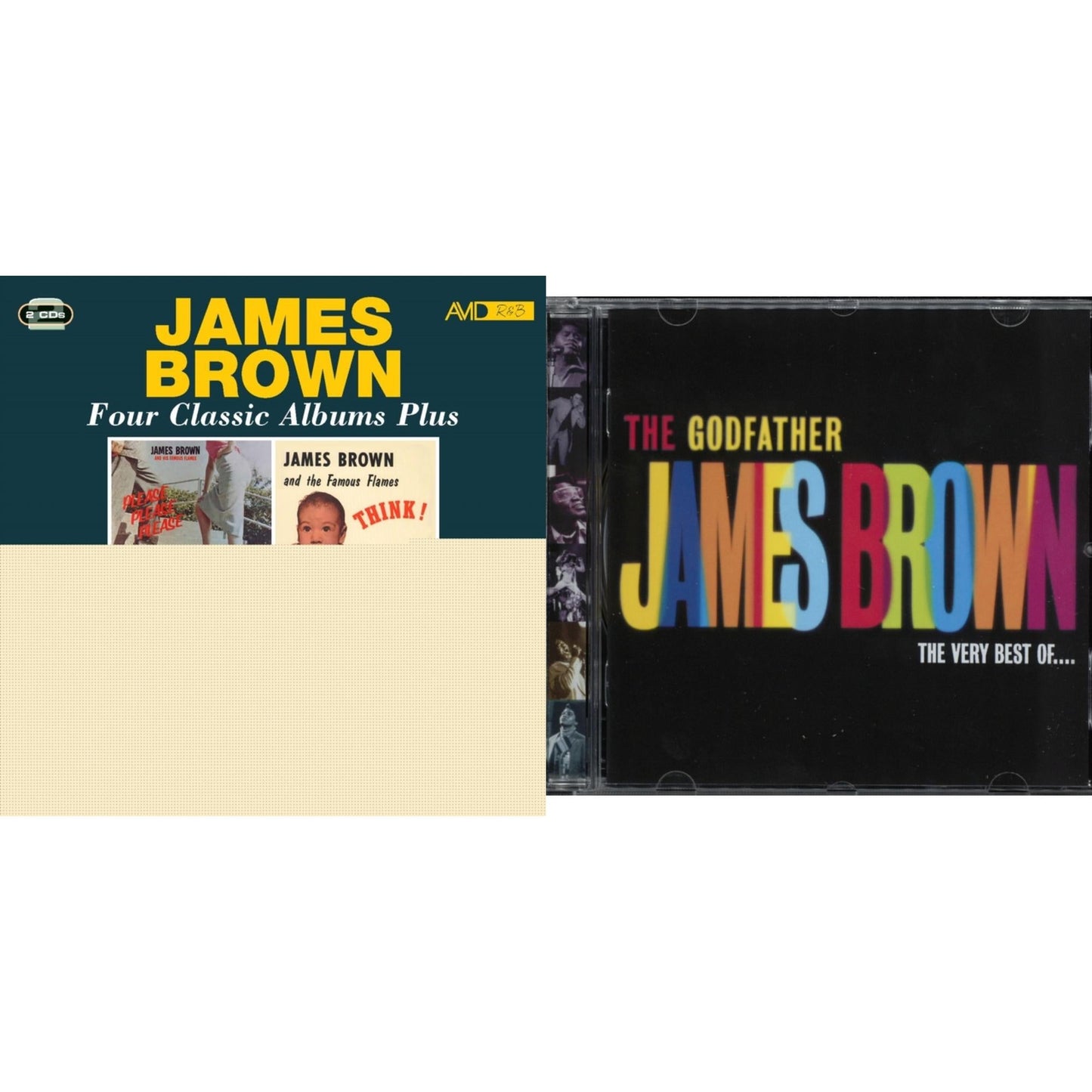 This is a 2 CD SKU bundle.
1.This CD is brand new.Format: CDThis item's title is: Please Please Please / Think / Try Me / The Amazing James BrownArtist: James BrownLabel: AVID R&BBarcode: 5022810343127Release Date: 5/5/2023
2.This CD is brand new.