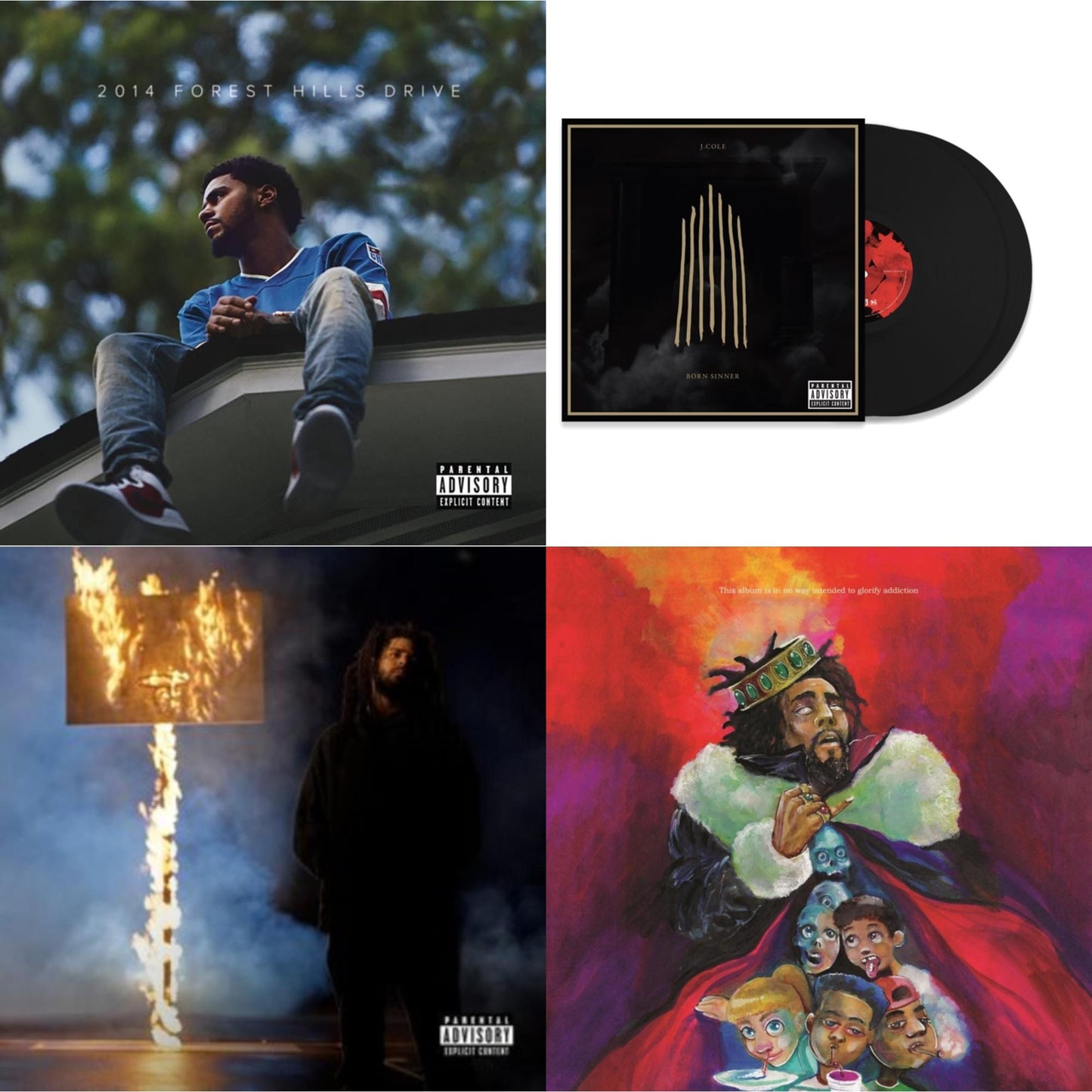 2014 Forest Hills Drive (2LP) (X) & Born Sinner (X) (2LP) & Off-Season & Kod