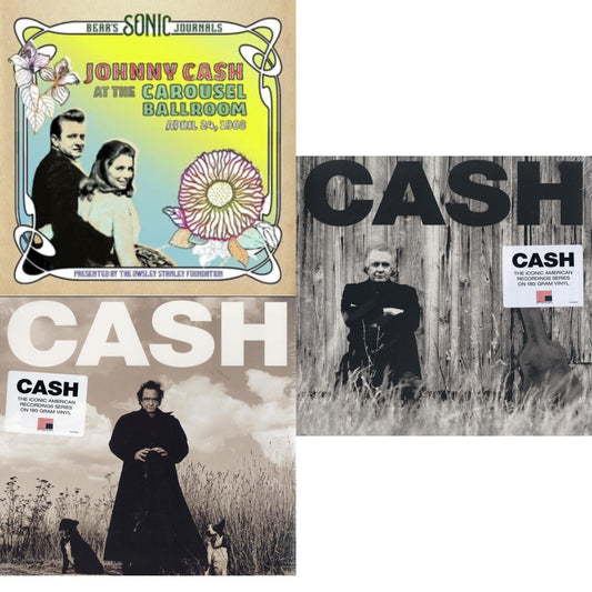 Bear's Sonic Journals: Johnny Cash, At The Carousel Ballroom, April 24, 1968 (2LP) & American Recordings & American Ii: Unchained (180G)