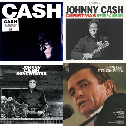At Folsom Prison & Songwriter & American Iv: The Man Comes Around & Christmas: There'll Be Peace In The Valley