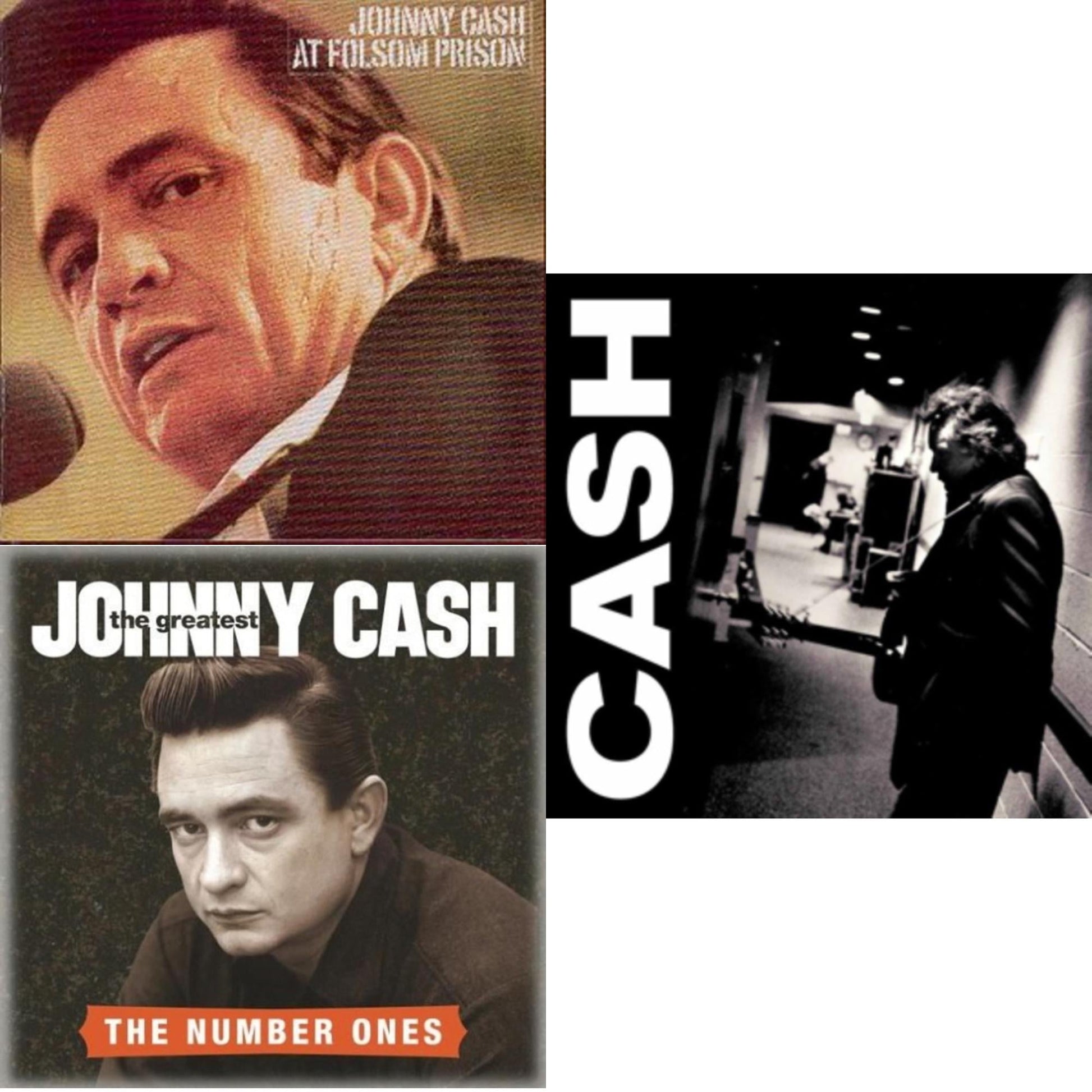 This is a 3 CD SKU bundle.
1.This CD is brand new.Format: CDMusic Style: CountryThis item's title is: At Folsom PrisonArtist: Johnny CashLabel: ColumbiaBarcode: 074646595527Release Date: 10/19/1999
2.This CD is brand new.