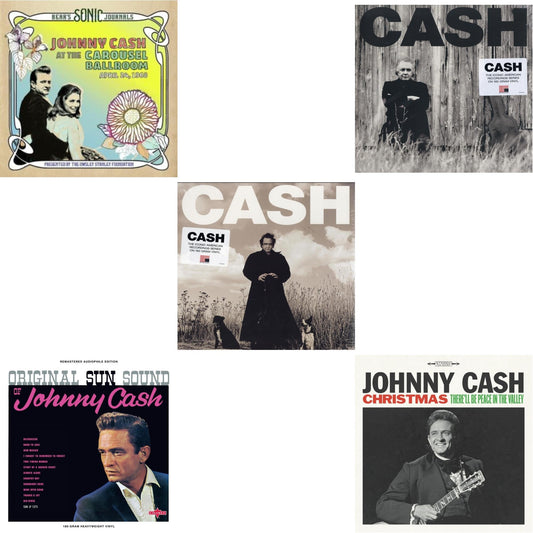 Bear's Sonic Journals: Johnny Cash, At The Carousel Ballroom, April 24, 1968 (2LP) & Original Sun Sound Of Johnny Cash & American Recordings & American Ii: Unchained (180G) & Christmas: There'll Be Peace In The Valley