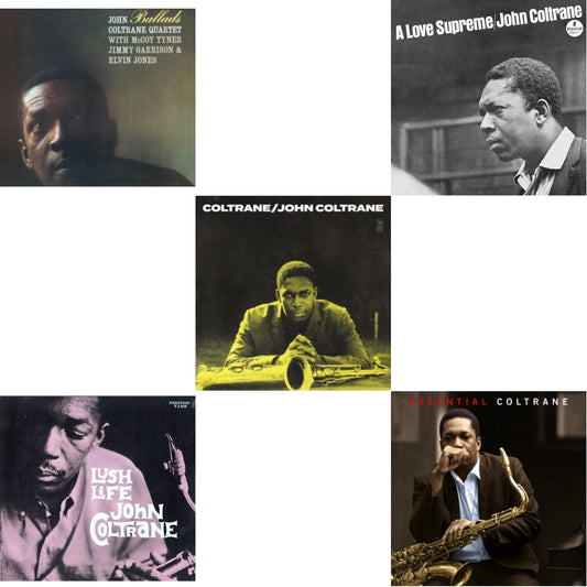 Ballads & Lush Life & Coltrane (Yellow LP Vinyl) & Love Supreme & Essential Coltrane (Limited Edition/Red LP Vinyl)