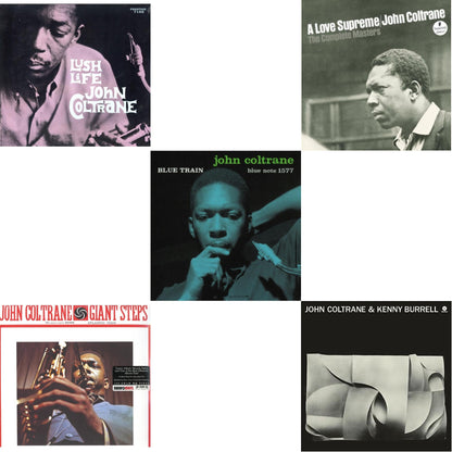 This is a 5 LP Vinyl SKU bundle.
1.This LP Vinyl is brand new.Format: LP VinylMusic Style: Contemporary JazzThis item's title is: Lush LifeArtist: John ColtraneBarcode: 025218113113Release Date: 9/16/2011
2.This LP Vinyl is brand new.