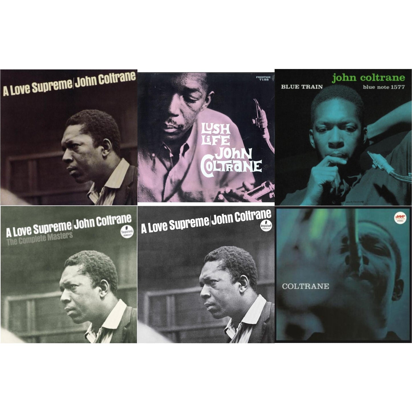Love Supreme & Lush Life & Blue Train & Love Supreme: Complete Masters & Love Supreme (Black Swirls LP Vinyl) & Coltrane