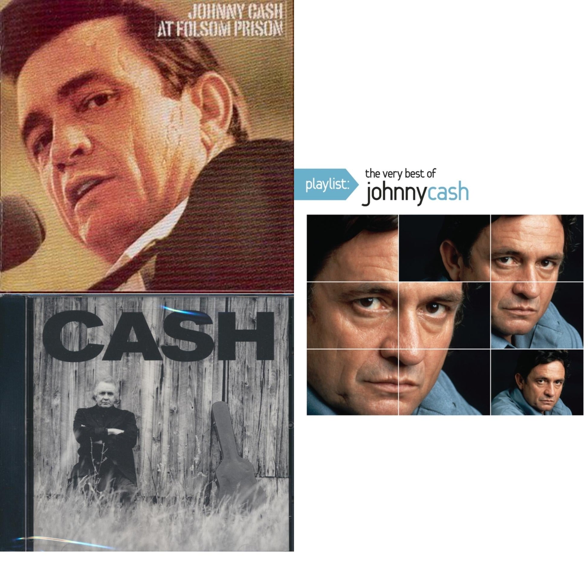 This is a 3 CD SKU bundle.
1.This CD is brand new.Format: CDMusic Style: CountryThis item's title is: At Folsom PrisonArtist: Johnny CashLabel: ColumbiaBarcode: 074646595527Release Date: 10/19/1999
2.This CD is brand new.