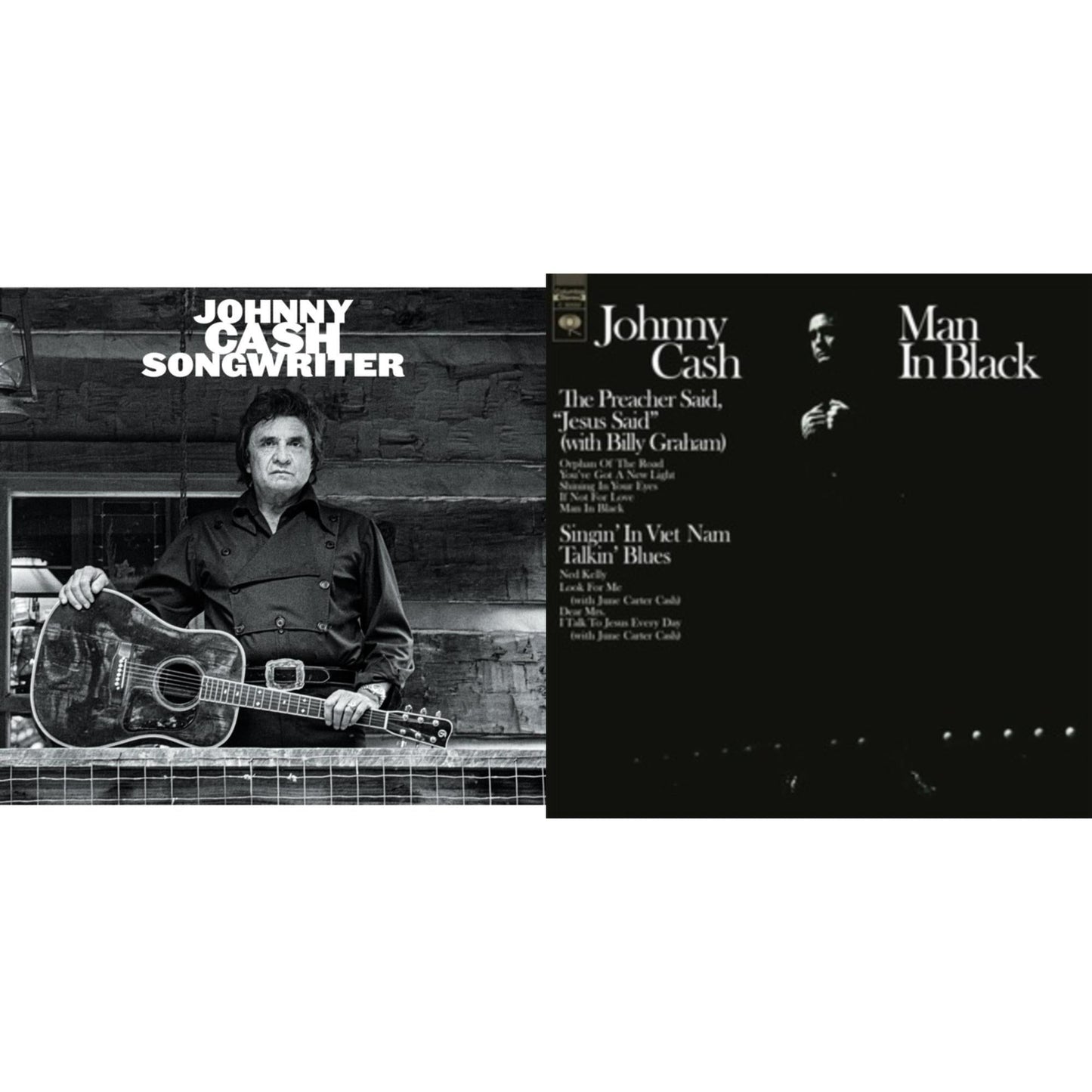 This is a 2 LP Vinyl SKU bundle.
1.This LP Vinyl is brand new.Format: LP VinylThis item's title is: SongwriterArtist: Johnny CashBarcode: 602458828764Release Date: 6/28/2024
2.This LP Vinyl is brand new.