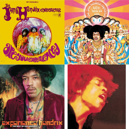 This is a 4 LP Vinyl SKU bundle.
1.This LP Vinyl is brand new.Format: LP VinylMusic Style: Blues RockThis item's title is: Electric Ladyland (180G)Artist: Jimi Experience HendrixLabel: SMGBarcode: 886976239817Release Date: 3/9/2010
2.This LP Vinyl is brand new.